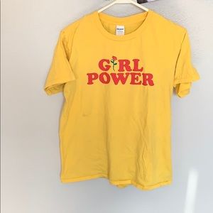 Yellow Girl Power Tee !!!